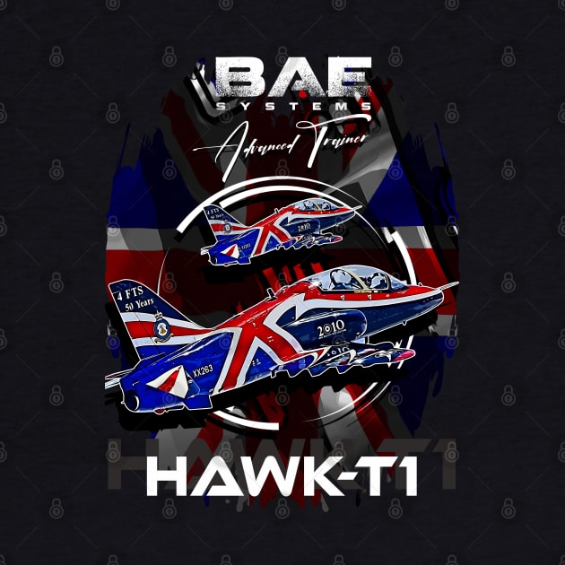 BAE Systems Hawk T1 RAF advanced trainer Aircraft by aeroloversclothing